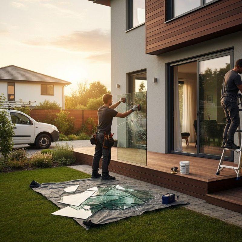 Local Curved Glass Replacement pros at work